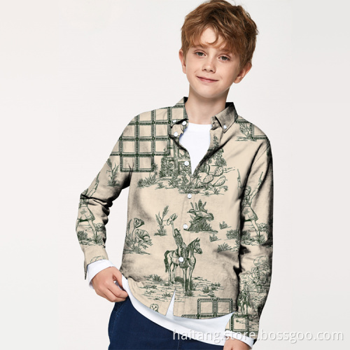High-class Digital Printing Fabric Woven Garments Classic